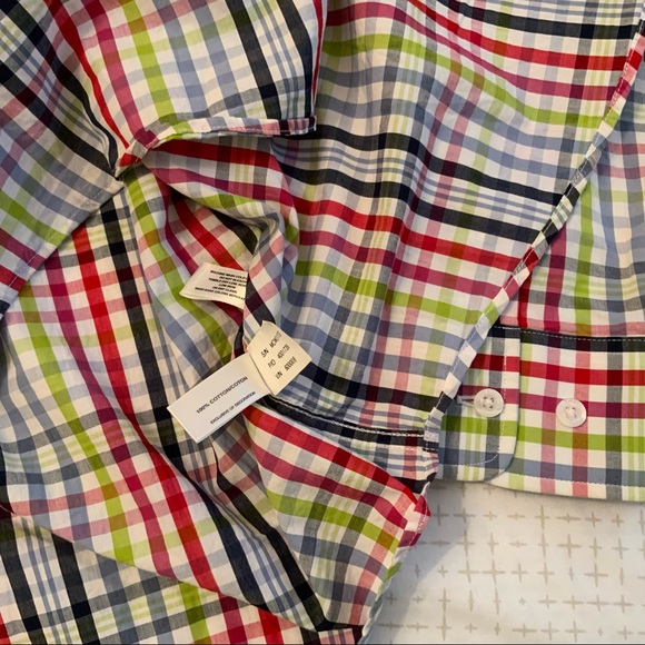 Cutter & Buck Men’s Cotton Shirt Plaid Long Sleeves Button Down Size L - Picture 5 of 5